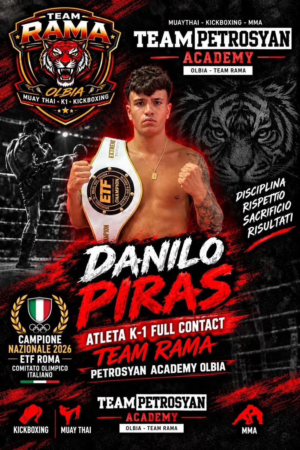Danilo Piras, Team Rama Olbia, campione nazionale 2026