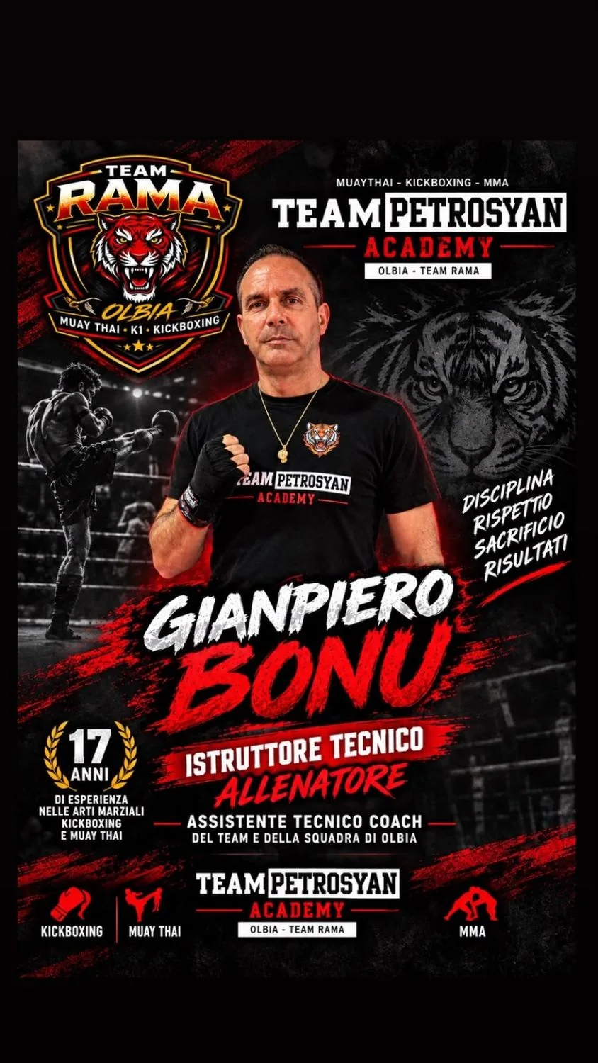 Gianpiero Bonu, istruttore Team Rama Olbia