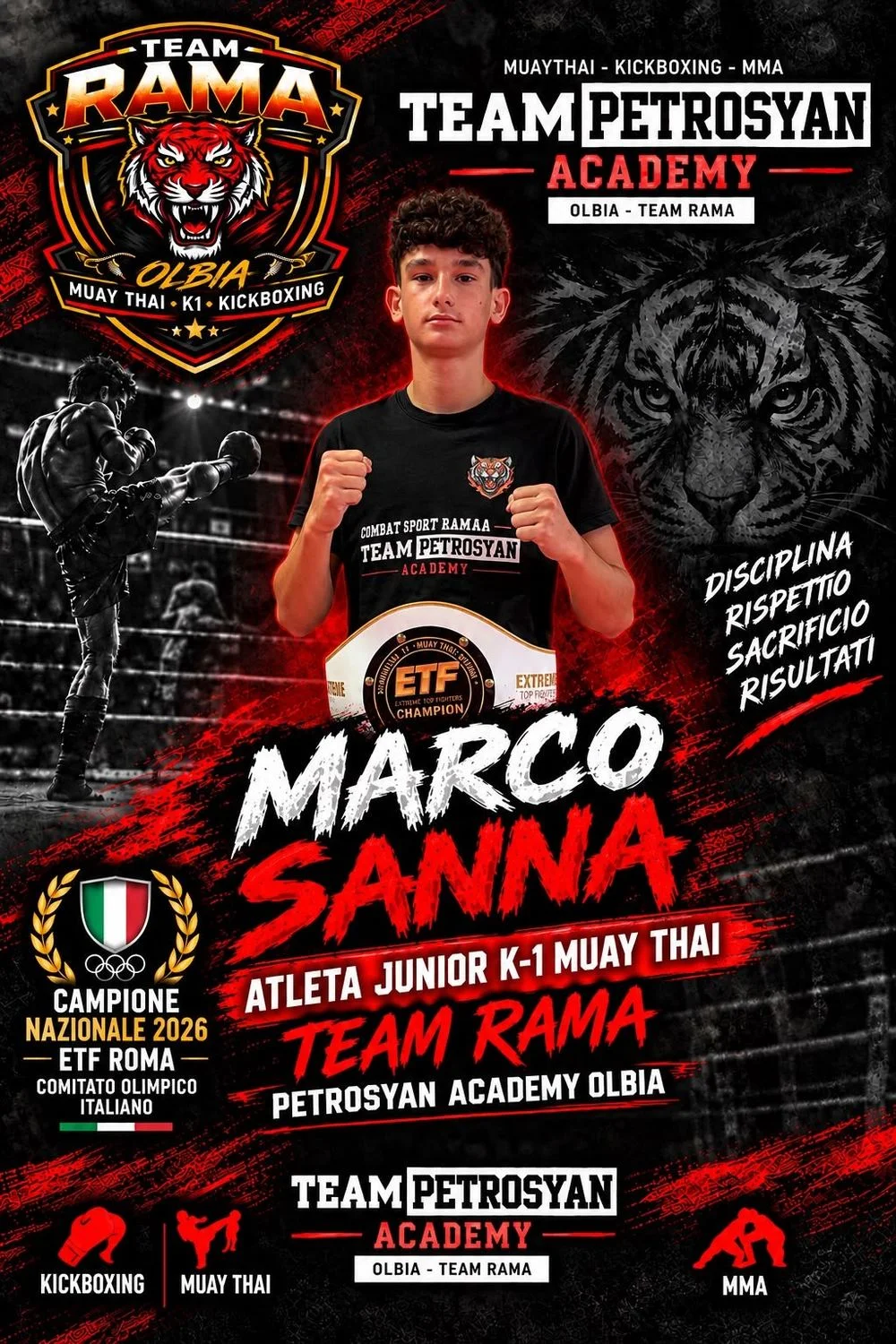Marco Sanna, Team Rama Olbia, campione nazionale 2026
